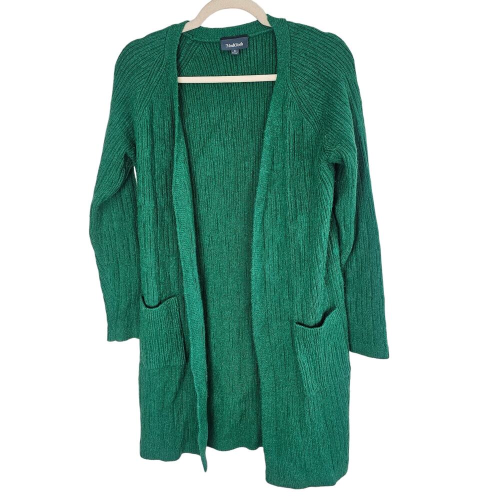 ModCloth Sweater ModCloth Cardigan Knit Sweater Women S Green Cardigan Sweater